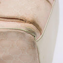 GUCCI GG Canvas Abbey Hand Bag Pink Gold 153026 Auth 138220-11