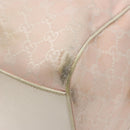 GUCCI GG Canvas Abbey Hand Bag Pink Gold 153026 Auth 138220-12