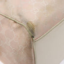 GUCCI GG Canvas Abbey Hand Bag Pink Gold 153026 Auth 138220-13