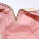 GUCCI GG Canvas Abbey Hand Bag Pink Gold 153026 Auth 138220-20