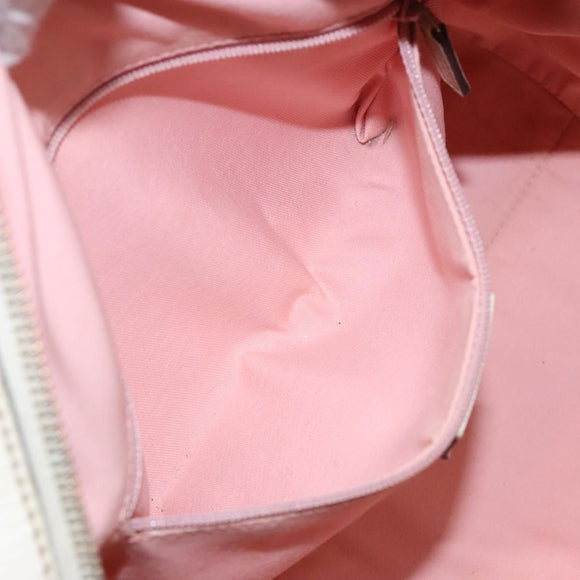 GUCCI GG Canvas Abbey Hand Bag Pink Gold 153026 Auth 138220