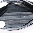 BURBERRY Nova Check Shoulder Bag Canvas Beige Silver Auth 138221-17