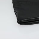 PRADA Shoulder Bag Leather Black Silver Auth 138225-9