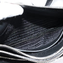PRADA Shoulder Bag Leather Black Silver Auth 138225-24