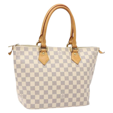 LOUIS VUITTON Damier Azur Saleya PM Tote Bag N51186 LV Auth 138231