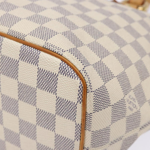 LOUIS VUITTON Damier Azur Saleya PM Tote Bag N51186 LV Auth 138231