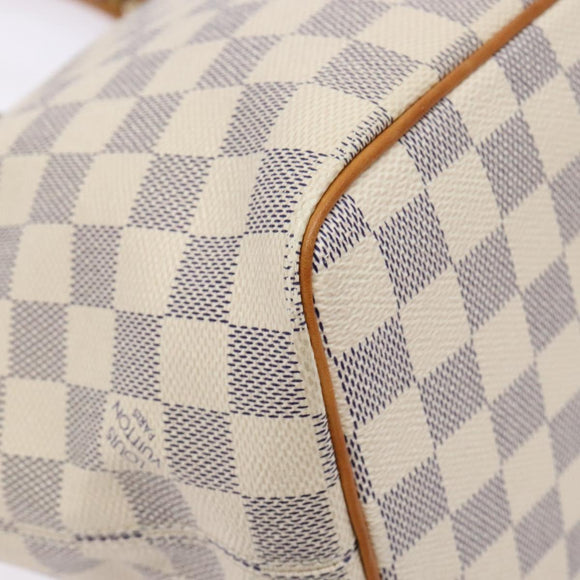 LOUIS VUITTON Damier Azur Saleya PM Tote Bag N51186 LV Auth 138231