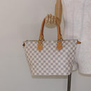 LOUIS VUITTON Damier Azur Saleya PM Tote Bag N51186 LV Auth 138231-22