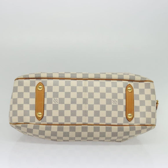 LOUIS VUITTON Damier Azur Syracuse GM Shoulder Bag N41111 LV Auth 138233