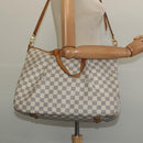 LOUIS VUITTON Damier Azur Syracuse GM Shoulder Bag N41111 LV Auth 138233-25