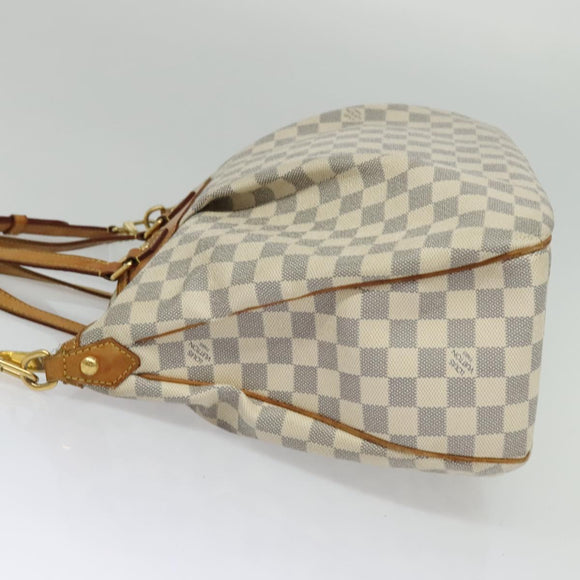 LOUIS VUITTON Damier Azur Syracuse GM Shoulder Bag N41111 LV Auth 138233