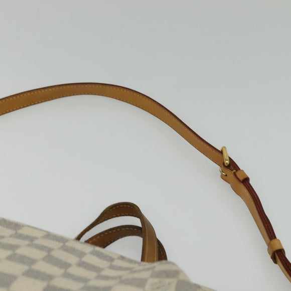 LOUIS VUITTON Damier Azur Syracuse GM Shoulder Bag N41111 LV Auth 138234