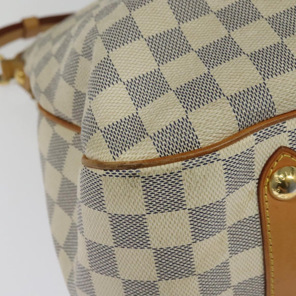 LOUIS VUITTON Damier Azur Syracuse GM Shoulder Bag N41111 LV Auth 138234
