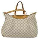 LOUIS VUITTON Damier Azur Syracuse GM Shoulder Bag N41111 LV Auth 138234-2