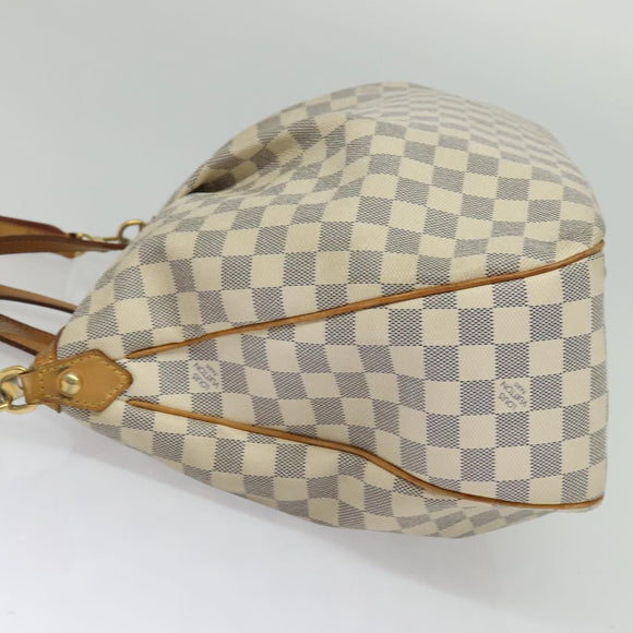 LOUIS VUITTON Damier Azur Syracuse GM Shoulder Bag N41111 LV Auth 138234