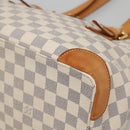 LOUIS VUITTON Damier Azur Hampstead MM Tote Bag N51206 LV Auth 138237-9