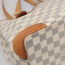 LOUIS VUITTON Damier Azur Hampstead MM Tote Bag N51206 LV Auth 138237-16