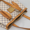 LOUIS VUITTON Damier Azur Hampstead MM Tote Bag N51206 LV Auth 138237-6