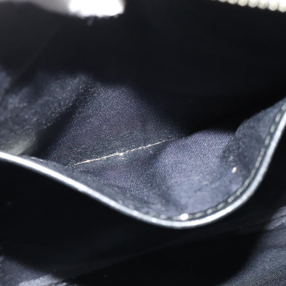 BURBERRY Nova Check Blue Label Shoulder Bag Nylon Beige Silver Auth 138246