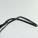 BURBERRY Nova Check Blue Label Shoulder Bag Nylon Beige Silver Auth 138246-8