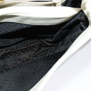 BALLY Shoulder Bag Leather White Gold Auth 138249-19