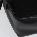 Salvatore Ferragamo Gancini Backpack Leather Black Silver Auth 138252-17