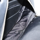 Salvatore Ferragamo Gancini Backpack Leather Black Silver Auth 138252-19