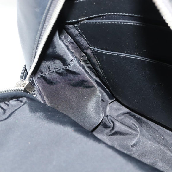 Salvatore Ferragamo Gancini Backpack Leather Black Silver Auth 138252