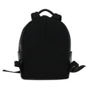 Salvatore Ferragamo Gancini Backpack Leather Black Silver Auth 138252-2
