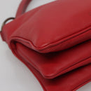 Miu Miu Hand Bag Leather Red Auth 138254-11