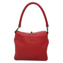 Miu Miu Hand Bag Leather Red Auth 138254-13