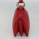 Miu Miu Hand Bag Leather Red Auth 138254-4
