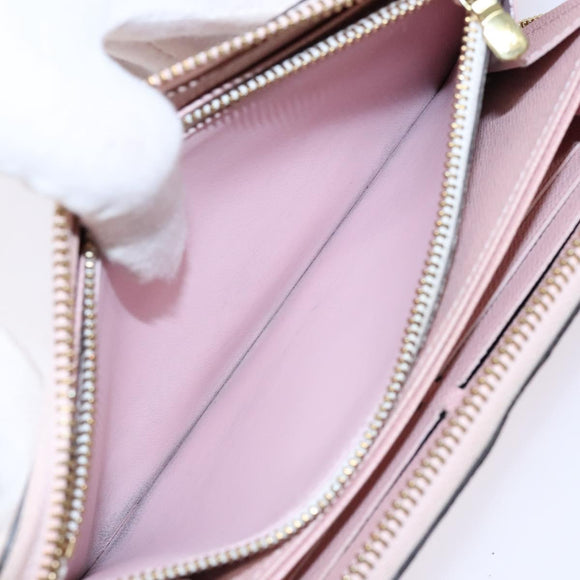 LOUIS VUITTON Monogram Giant Zippy Wallet Long Wallet Red M67550 LV Auth 138259