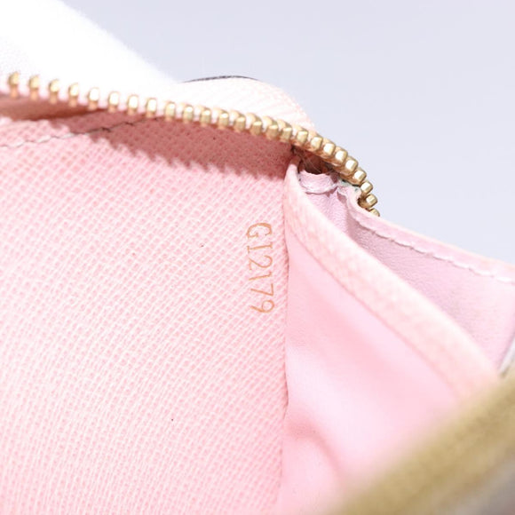 LOUIS VUITTON Monogram Giant Zippy Wallet Long Wallet Red M67550 LV Auth 138259