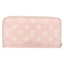 LOUIS VUITTON Monogram Giant Zippy Wallet Long Wallet Red M67550 LV Auth 138259-2