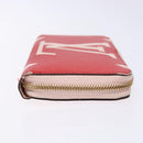 LOUIS VUITTON Monogram Giant Zippy Wallet Long Wallet Red M67550 LV Auth 138259-3