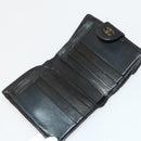 CHANEL Wallet Leather 2Set Red Black CC Auth 138264-9