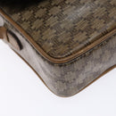 CELINE Macadam Canvas Shoulder Bag PVC Beige Gold Auth 138273-14