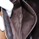 CELINE Macadam Canvas Shoulder Bag PVC Beige Gold Auth 138273-12