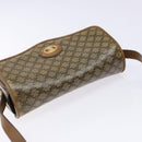 CELINE Macadam Canvas Shoulder Bag PVC Beige Gold Auth 138273-6