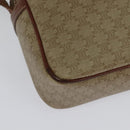 CELINE Macadam Canvas Shoulder Bag Beige Auth 138274-16