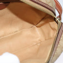 CELINE Macadam Canvas Shoulder Bag Beige Auth 138274-20