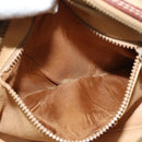 CELINE Macadam Canvas Shoulder Bag Beige Auth 138274-10