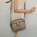 CELINE Macadam Canvas Shoulder Bag Beige Auth 138274-22