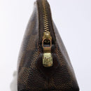 LOUIS VUITTON Damier Ebene Pochette Cosmetic PM Pouch N47516 LV Auth 138275-8