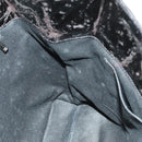 CHANEL Chain Shoulder Bag Patent leather Black Silver CC Auth 138276-17