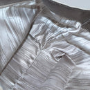 Salvatore Ferragamo Sequin Vala Tote Bag Nylon Silver Auth 138278-19