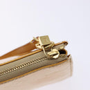 LOUIS VUITTON Monogram Vernis Lexington Accessory Pouch Beige M91010 Auth 138279-18
