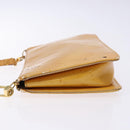LOUIS VUITTON Monogram Vernis Lexington Accessory Pouch Beige M91010 Auth 138279-4