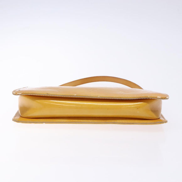 LOUIS VUITTON Monogram Vernis Lexington Accessory Pouch Beige M91010 Auth 138279